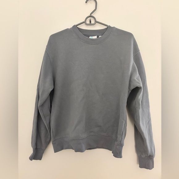 TNA Tops - TNA Gray Sweatfleece Cozy Fleece Crewneck